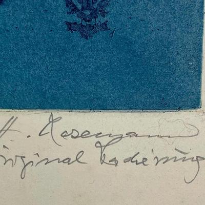 Rothenburg Tauber An Original Etching By Horst Rosemann