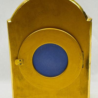 Andrea Huber Gold-tone Mantel Clock