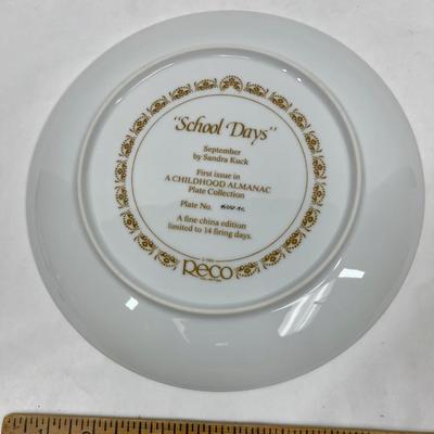 Vintage Indian Summer Collector Plate