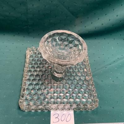 Beautiful Vintage Fostoria Cake Stand