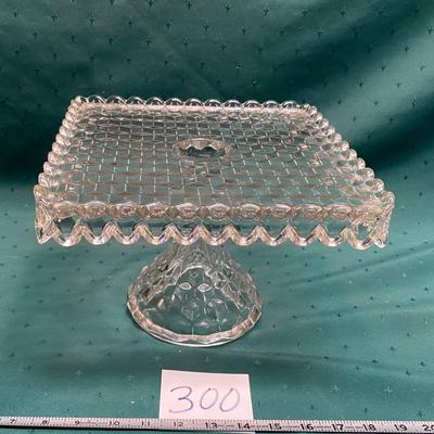 Beautiful Vintage Fostoria Cake Stand