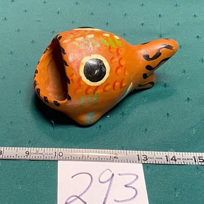 Vintage Mexican Folk Art Open Miuth Fish