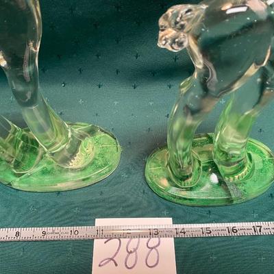 Paden City or Moser Vintage Pony Statues