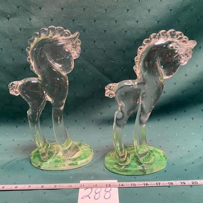 Paden City or Moser Vintage Pony Statues