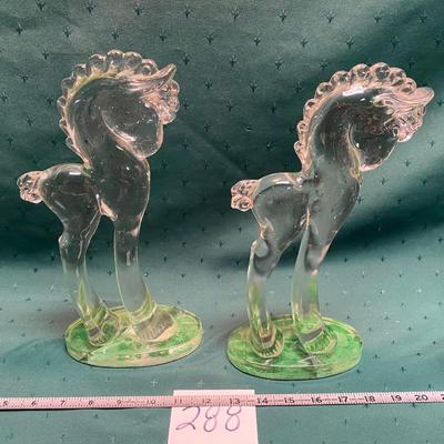 Paden City or Moser Vintage Pony Statues