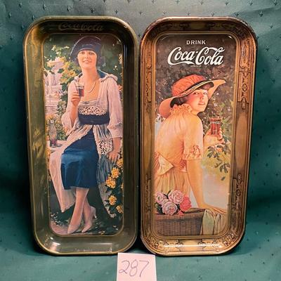 Vintage Coca Cola Trays