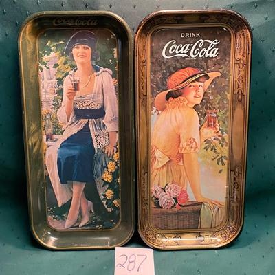 Vintage Coca Cola Trays