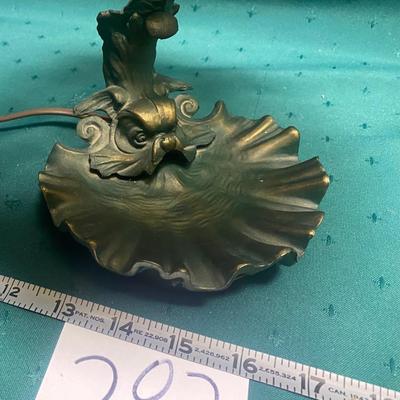 Vintage Capiz Lamp