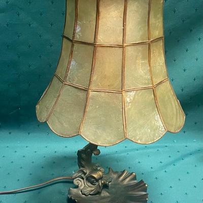 Vintage Capiz Lamp