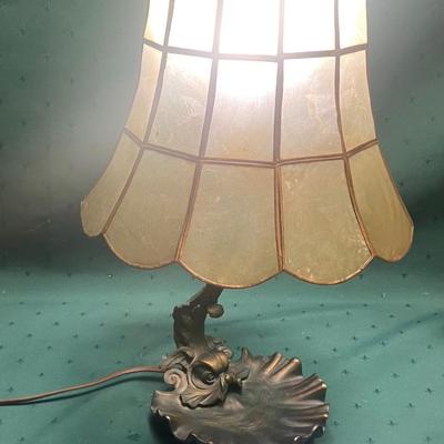 Vintage Capiz Lamp