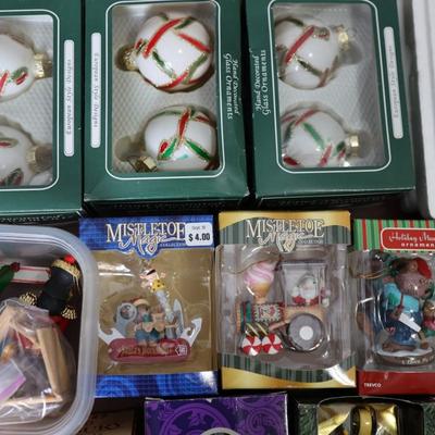 Assortment of Christmas Ornaments