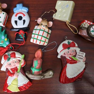 Assortment of Christmas Ornaments