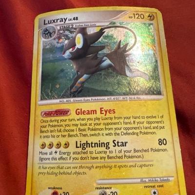 2007 Pokémon TCG Luxray Diamond & Pearl 7/130 ReverseHolo Rare