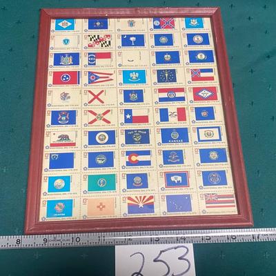 Vintage American 13 cent Stamp Sheet