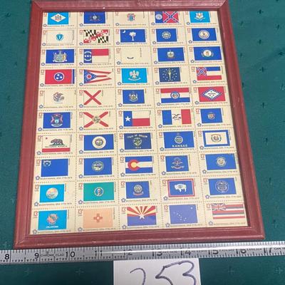 Vintage American 13 cent Stamp Sheet