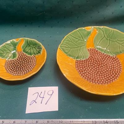 Vintage Portugal Sunflower Bowls