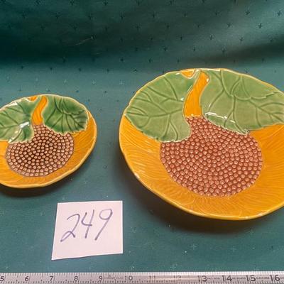 Vintage Portugal Sunflower Bowls