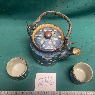 Stoneware Pottery Tea Pot