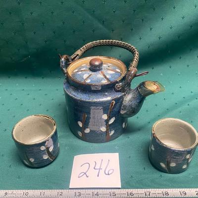 Stoneware Pottery Tea Pot