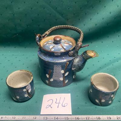 Stoneware Pottery Tea Pot