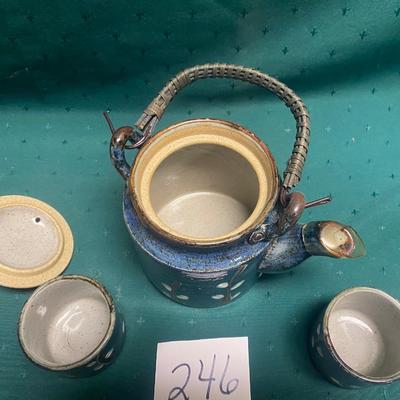 Stoneware Pottery Tea Pot