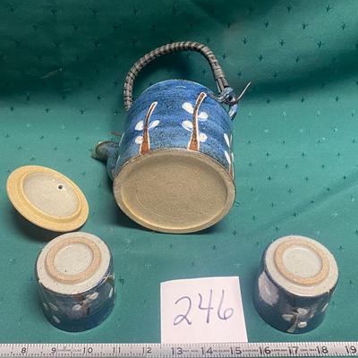 Stoneware Pottery Tea Pot