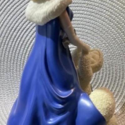 Department 56 Snowbabies Barbie Under the Midnight Moon 10" Tall Figurine in VG Preowned Condition.