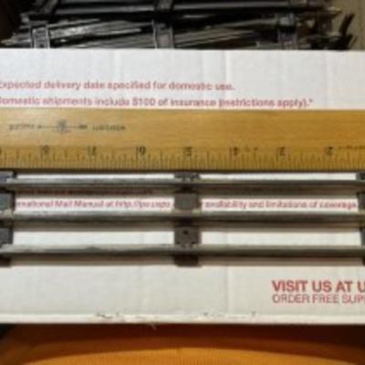 Vintage Lionel 3-Rail Tracks Lot of 72 Straight Track Preowned from an Estate as Pictured. (12" x 12" x 8" Boxed).