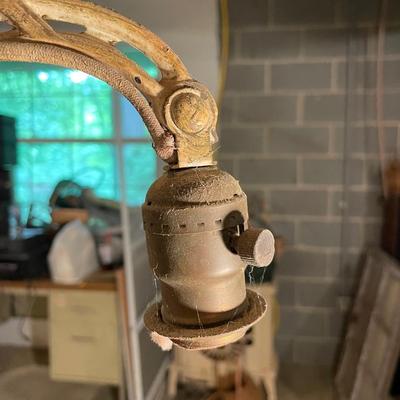 Antique Seahorse Floor Lamp