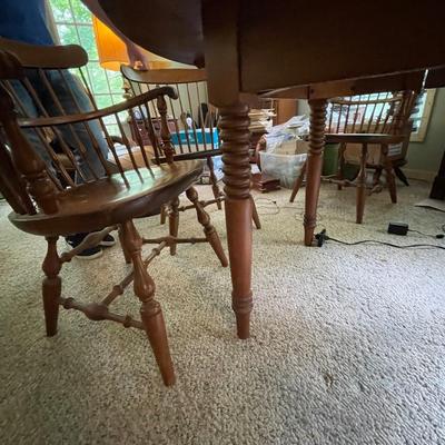 Vintage Dining Table & 4 Chairs
