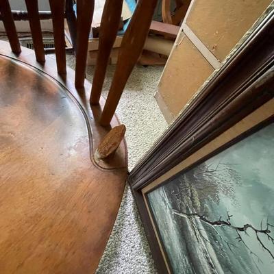 Vintage Dining Table & 4 Chairs