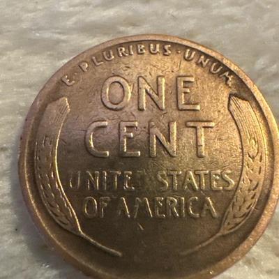 1924 Penny Error L on liberty and reverse D on United