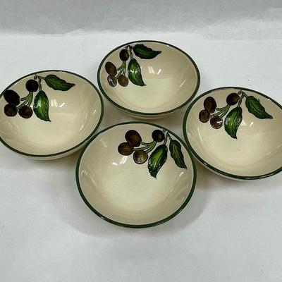 Ceramic Verona Chefs Olive Oil mini bowls set of 4