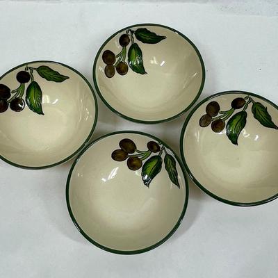 Ceramic Verona Chefs Olive Oil mini bowls set of 4