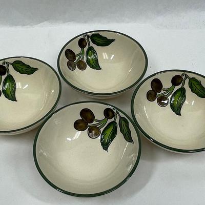 Ceramic Verona Chefs Olive Oil mini bowls set of 4