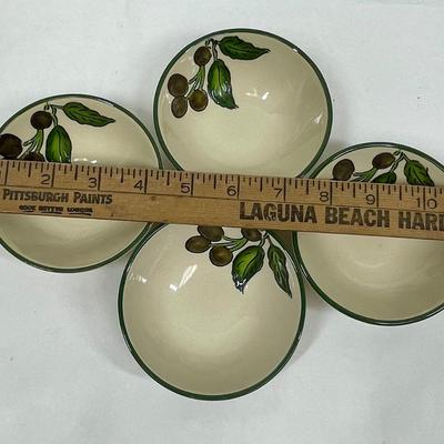 Ceramic Verona Chefs Olive Oil mini bowls set of 4