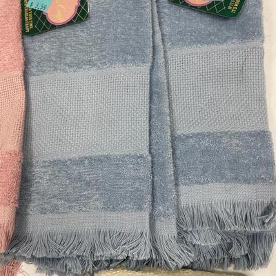 Big Lot of Guest Towel Finger Towel New in Package Border Ready for Cross-stitch design of your choicer