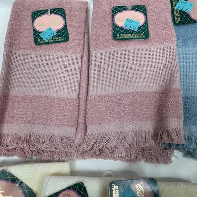 Big Lot of Guest Towel Finger Towel New in Package Border Ready for Cross-stitch design of your choicer