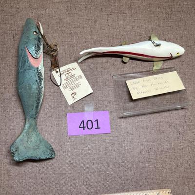 Artist made Fish Decoys