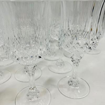 Crystal D'Arques France Lot of Crystal Glassware 5 different sizes total of 28 pieces
