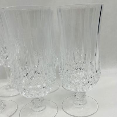 Crystal D'Arques France Lot of Crystal Glassware 5 different sizes total of 28 pieces