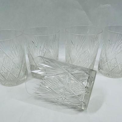 Lightweight Cut Crystal Glasses