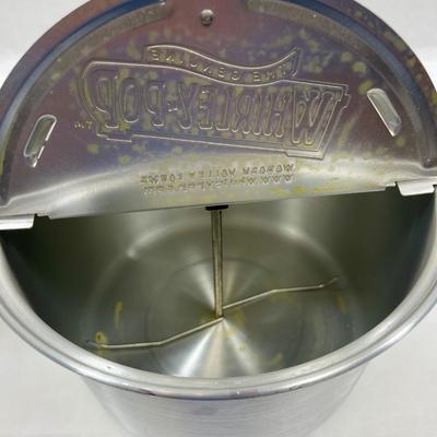 Vintage Genuine Whirley-Pop Stovetop Hand Crank Old Fashioned Popcorn Popper