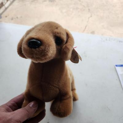 TY Beanie Buddy "Jake" the Mallard Duck and Weenie the Dachshund Dog