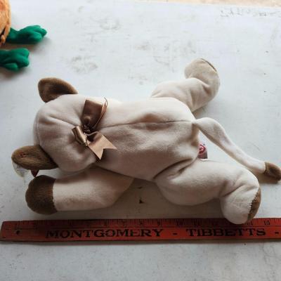 Ty Beanie Buddies Pumkin the Pumpkin and Snip the Siamese Cat