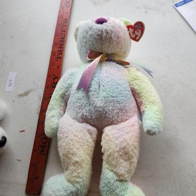 TY The Beanie Buddies Groovy the Bear and Chilly Polar Bear