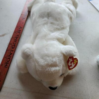 TY The Beanie Buddies Groovy the Bear and Chilly Polar Bear