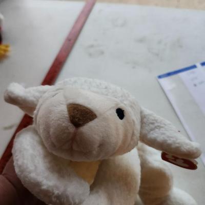 TY BEANIE BUDDY BABIES TURKEY GOBBLES and Lamb Sheep Baba