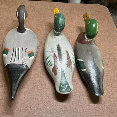Lot of 3 Duck decoys #1