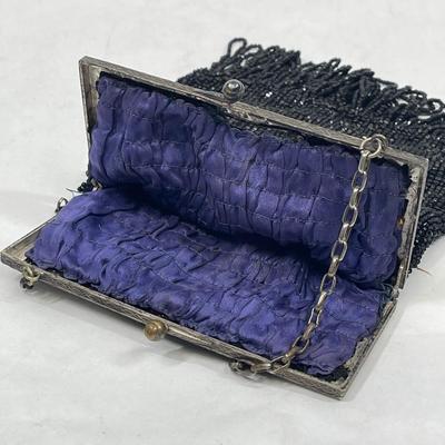 Roaring 20’s Flapper Purse ~ Beaded Carnival Glass Style ~ 1920’s